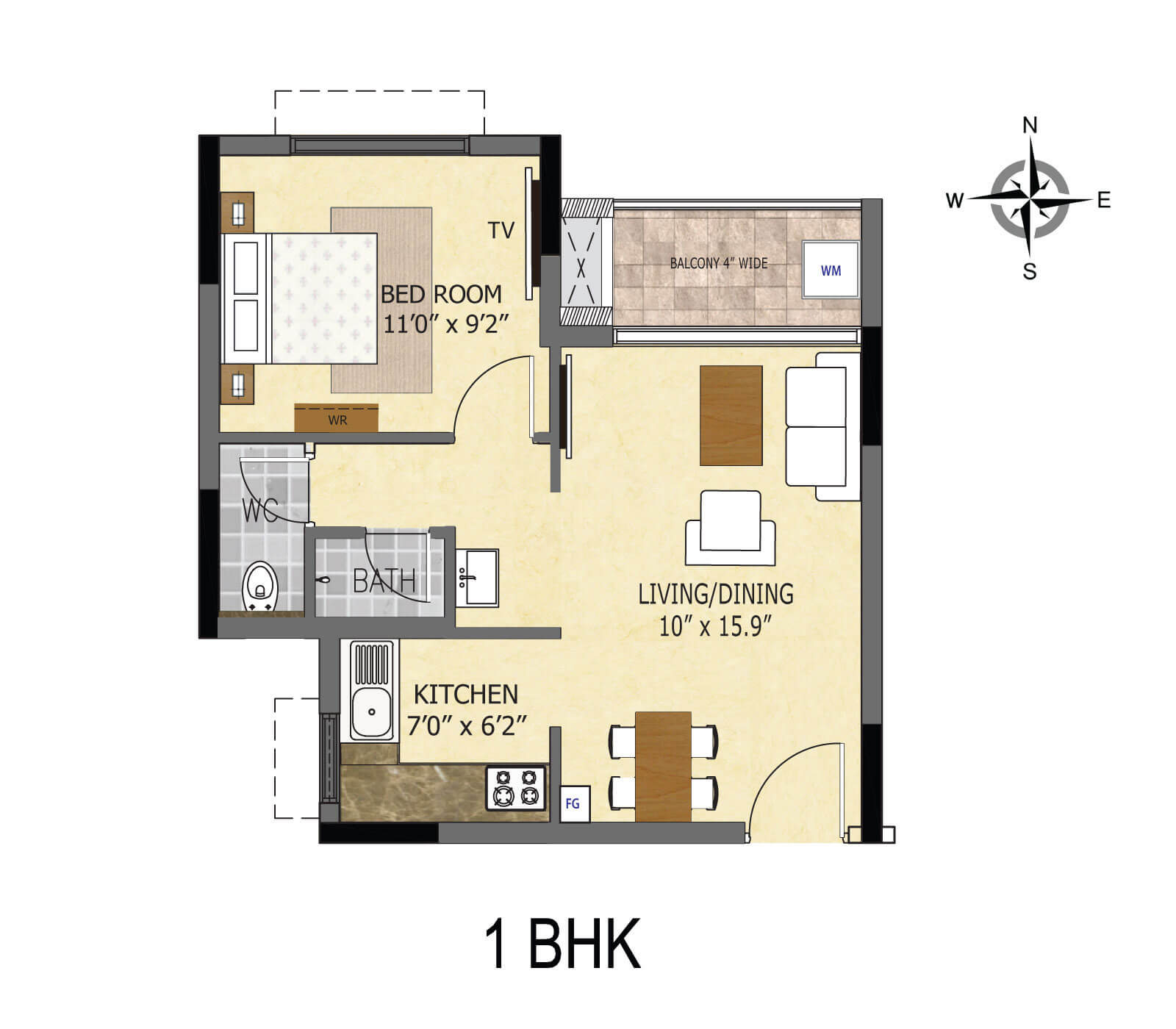 Opaline 1BHK Apartments In OMR Premium 1 BHK Homes In OMR